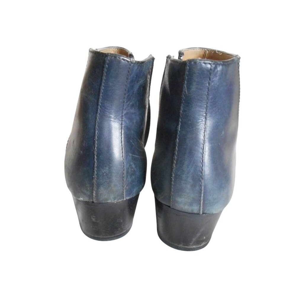 Giorgio Brutini Men’s Dumont Boot BLUE Size 8 M 155482 Genuine Leather side Zip - Picture 3 of 12